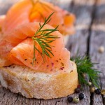 Smoked salmon Canape