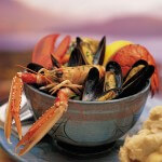 Lobster and mussels
