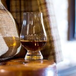 A glass of malt whisky