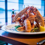 A plate of Scottish Seafood