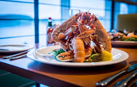 A plate of Scottish Seafood