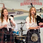 Bagpiper and Singer at Islay Whisky Festival